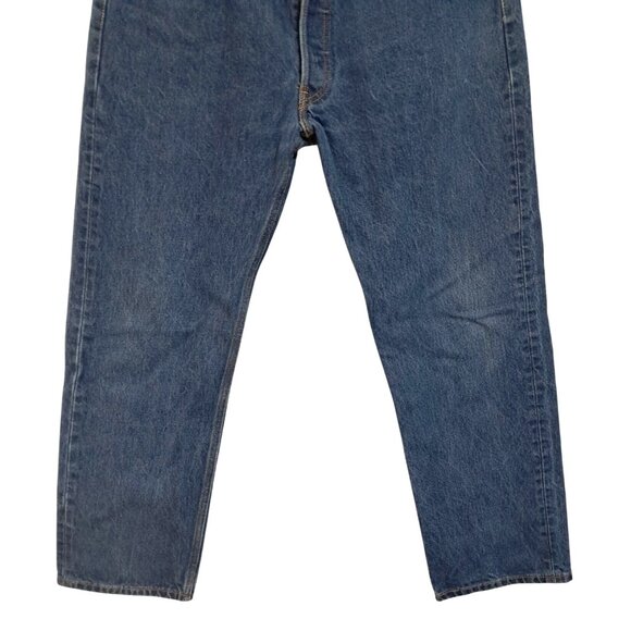 Vintage 1997 Levis 501 XX Original Fit Jeans W36 L30 Button Fly Blue Denim Mens - Picture 7 of 11